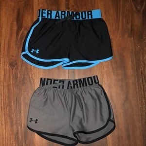 youth girls under armour shorts